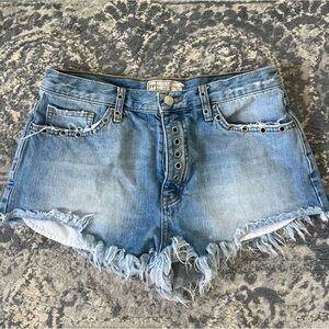 Free People Jean shorts